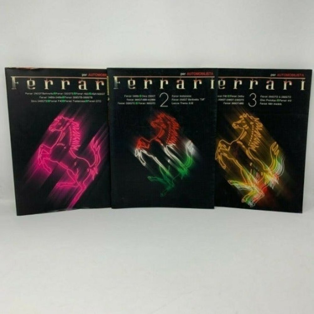 Ferrari Perfect Fan Book Japan‎ Vol. 1-3